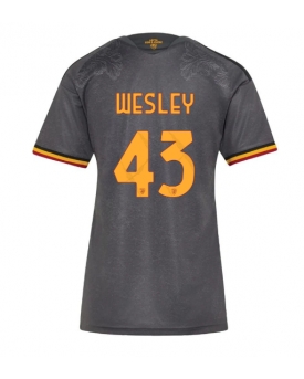 Billige Fotballdrakt AS Roma Wesley Franca #43 Replika Tredjedrakt Dame 2026-27 Kortermet Billige Fotballdrakt AS Roma Wesley Franca #43 Replika Tredjedrakt Dame 2026-27 Kortermet
